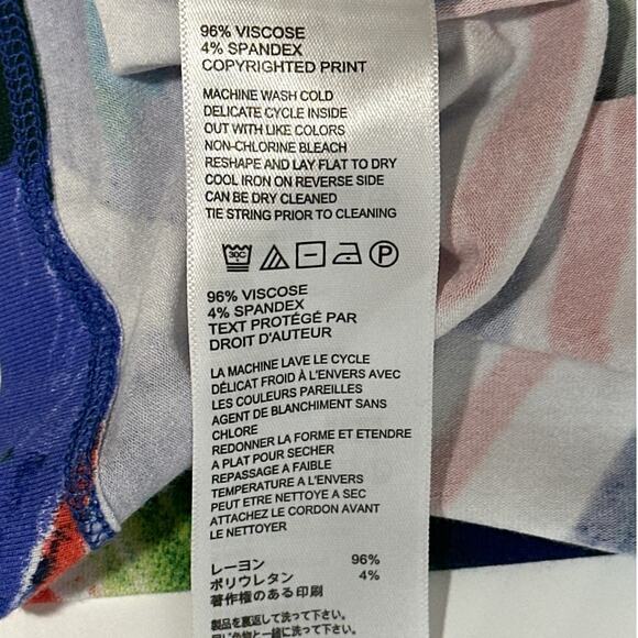 Tommy Bahama Lapis Wind Sleeveless Tank Top Size S Colorful Summer Abstract - Picture 9 of 9